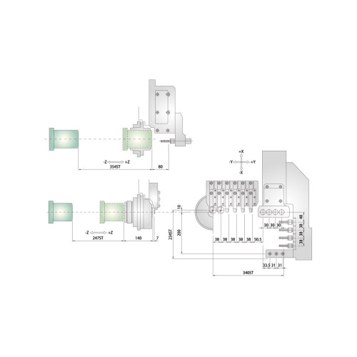 Automat tokarski typ szwajcarski CNC RAY FENG RS-32