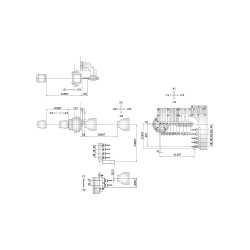 Automat tokarski typ szwajcarski CNC RAY FENG RSB-20