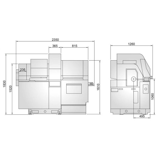 Automat tokarski typ szwajcarski CNC RAY FENG RSL-20