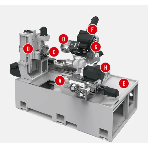 Automatyczna tokarka CNC MYLAS MY-TURN DY42