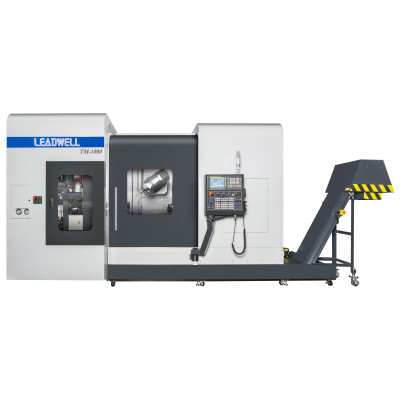Токарний горизонтальний обробний центр з ЧПУ LEADWELL TM-1000