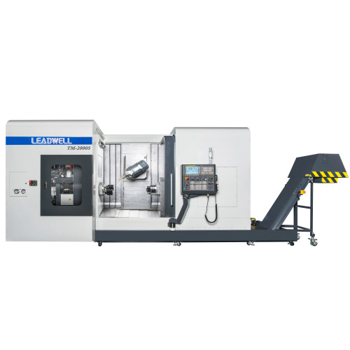 Токарний горизонтальний обробний центр з ЧПУ LEADWELL TM-2000S