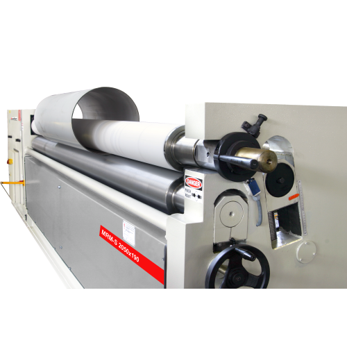 3-rolkowa elektromechaniczna maszyna do gięcia płyt ISITAN MRM-S 1050x130